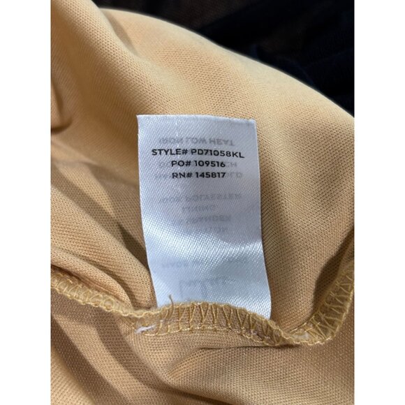 Black Mesh Ruched One-Shoulder Midi Dress By Lulus Size L - Picture 9 of 9